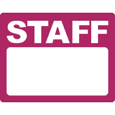 STAFFシール（横）